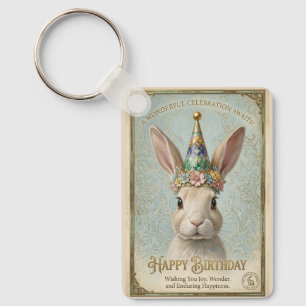 Chaveiro Coelho Caprichoso Aniversário Elegância
