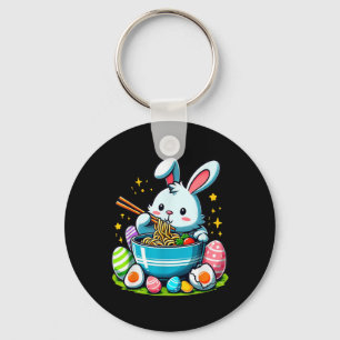 Chaveiro Coelho da Páscoa Ramen Kawaii Macarrão Japonês Mul