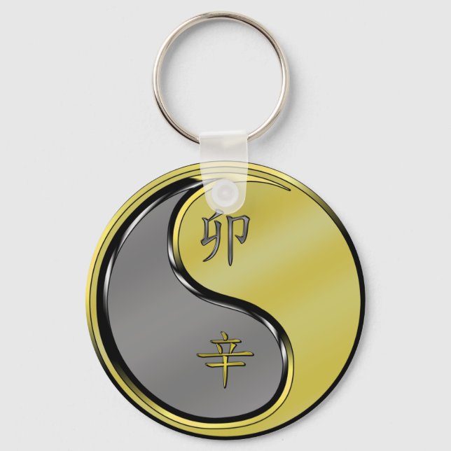 Chaveiro Coelho de Metal (Frente)