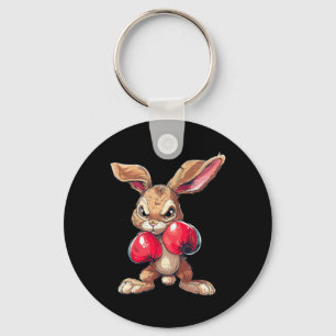 Chaveiro Coelho de Páscoa Bunny Boxer Boxe Kickboxing Artés