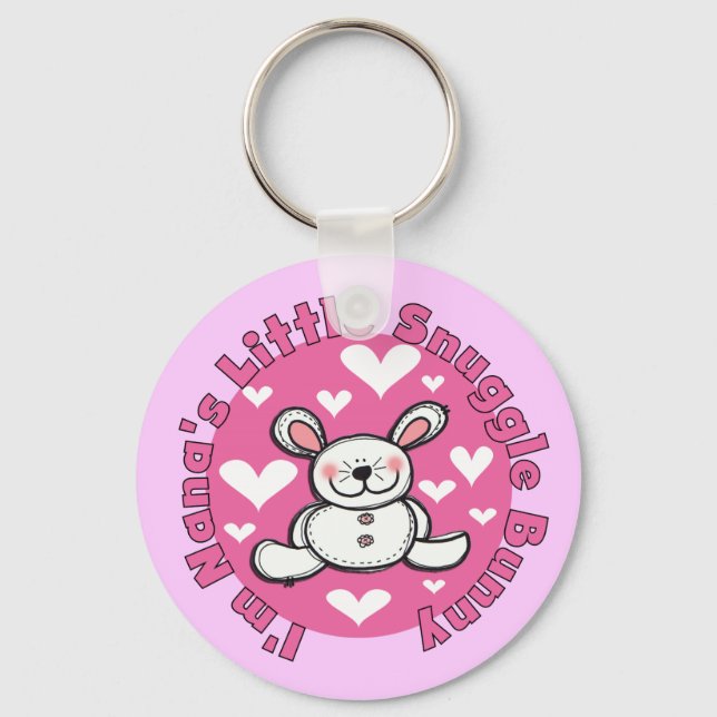 Chaveiro Coelho do Snuggle de Nana pouco (Frente)