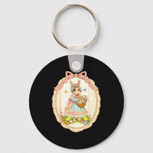 Chaveiro Coelho feliz coelho engraçado para crianças menina