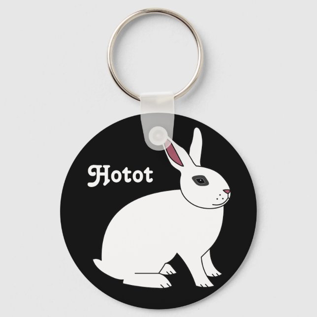 Chaveiro Coelho Hotot (Frente)