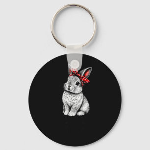 Chaveiro Coelho Mamãe Bunny Fofa Dia Feliz da Páscoa Mulher