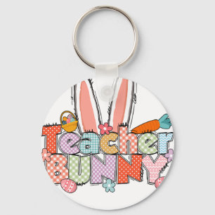 Chaveiro coelho professor, retrô, vintage