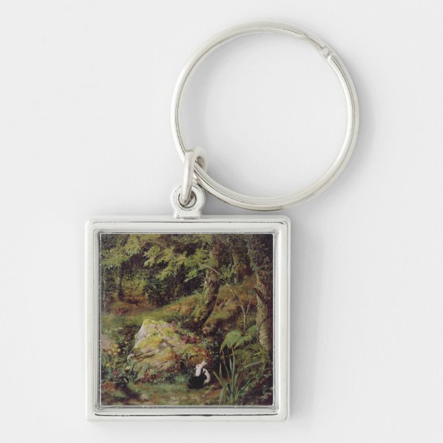 Chaveiro Coelhos dispersos (Frente)