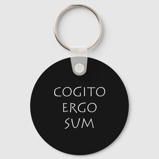 Chaveiro Cogito ergo sum (Frente)