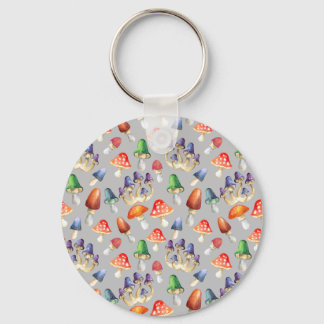 Chaveiro Cogumelos fantásticos e bonitos, travesseiro decor