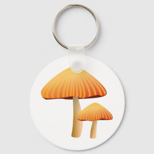 Chaveiro Cogumelos Laranja