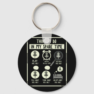 Chaveiro Coisas Que Eu Faço Em Meus Acessórios De Golf De D