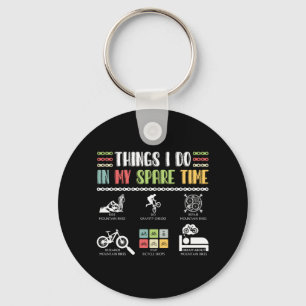 Chaveiro Coisas Que Faço No Meu Tempo Livre - MTB Mountain