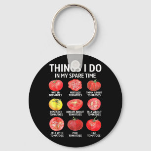 Chaveiro Coisas retrô para fazer no tempo livre Tomates Tom