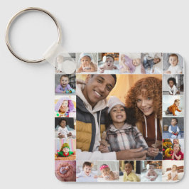 Chaveiro Colagem de Fotografias do Design 21