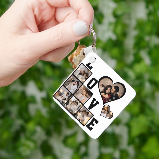 Chaveiro Colagem de Fotografias do Design 8 (Mão)