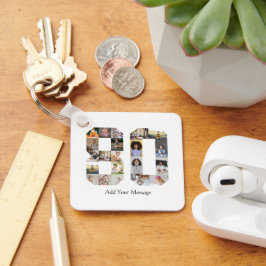 Chaveiro Colagem de Fotografias Número 80