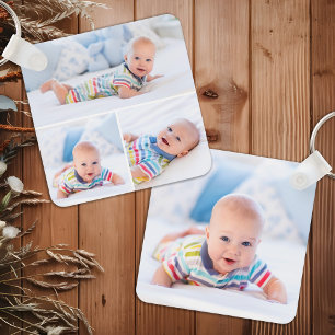 Chaveiro Colagem de Fotografias Personalizada 4 Moderna Beb