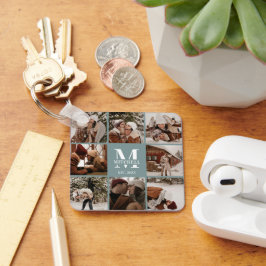 Chaveiro Colagem de Fotos do Casal Monograma | Monograma Ve