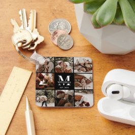 Chaveiro Colagem de Fotos do Casal Monograma | Presente Mon