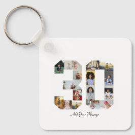 Chaveiro Colagem de Fotos Número 30