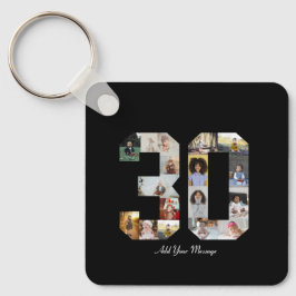Chaveiro Colagem de Fotos Número 30