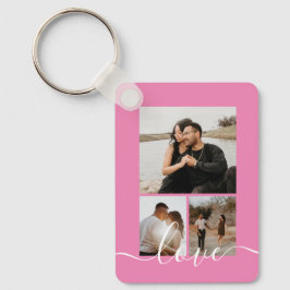 Chaveiro Colagem Personalizada de Fotos e Texto