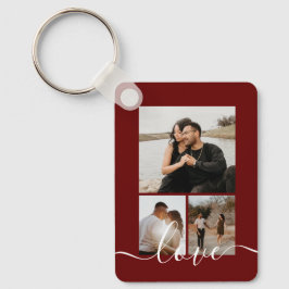 Chaveiro Colagem Personalizada de Fotos e Texto