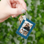 Chaveiro Colagem Personalizada de Fotos e Texto<br><div class="desc">Faça um chaveiro personalizado de manutenção de fotos de Ricaso - adicione suas próprias fotos e texto - foto colagem,  mantenha presentes</div>