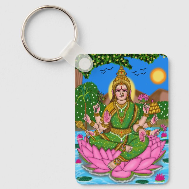 Chaveiro Colar de Chaves Mahalakshmi (Frente)