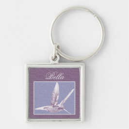 Chaveiro Colar Personalizado Violet Hummingbird