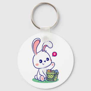 Chaveiro Coleção de coelhos felzs pascoa 3