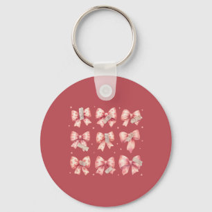 Chaveiro Coleção de Fita de Arco Rosa Aquarela Washi Tape