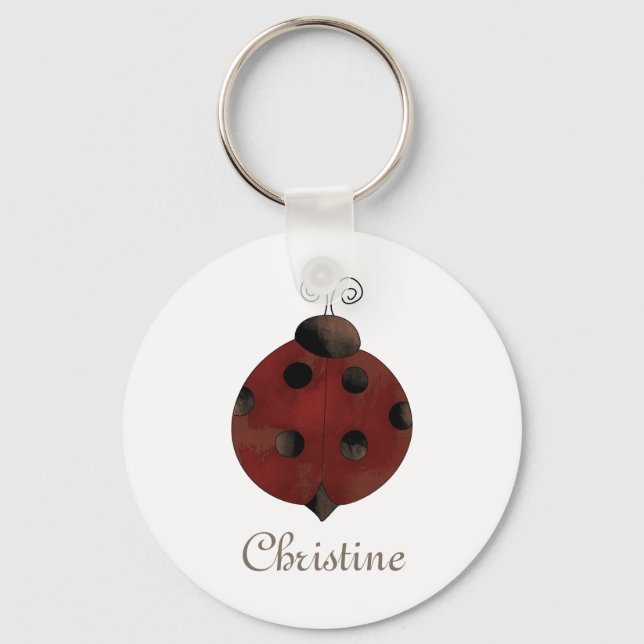 Chaveiro Coleção de Jardins - Ladybug (Frente)