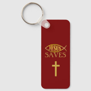 Chaveiro Coleção de Presentes de Fé: Jesus Salva 