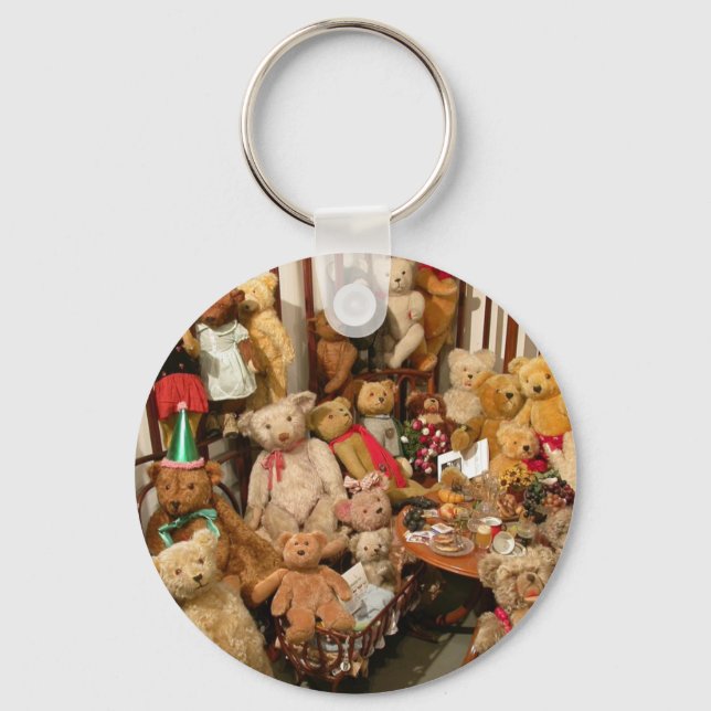 Chaveiro Coleção De Ursos De Teddy Vintage (Frente)