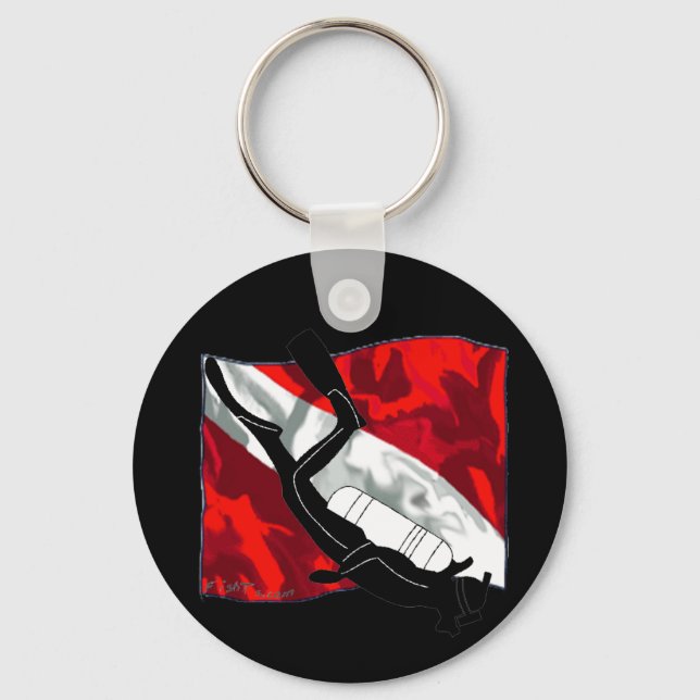 Chaveiro Coleção DiverDown (Frente)