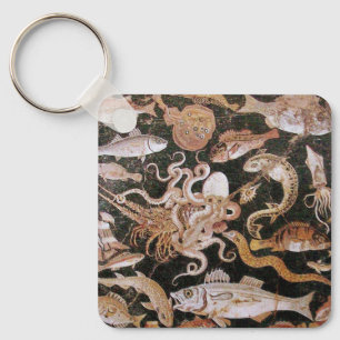 CHAVEIRO COLEÇÃO POMPEII/OCEANO - CENA DA VIDA MARÍTIMA