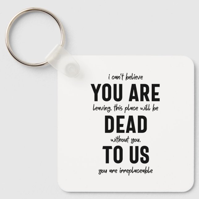 Chaveiro colega despedida, aposentada, colega despedida, (Frente)