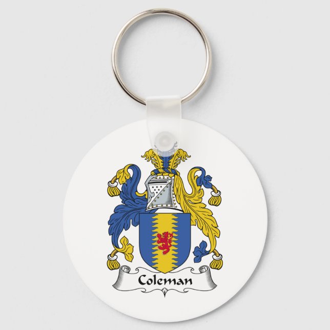 Chaveiro Coleman Family Crest (Frente)