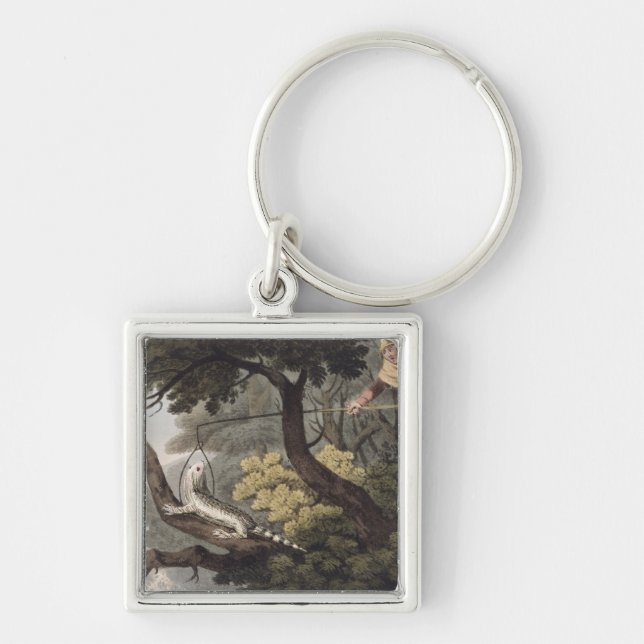 Chaveiro Coletor mexicano do lagarto, gravado por Matthew (Frente)