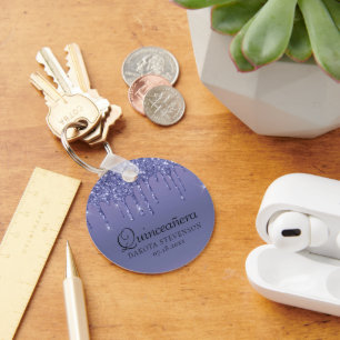 Chaveiro Coletor Roxo Quinceanera Lavanda