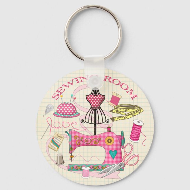 Chaveiro Coletores De Vestido, Colagem Chave Da Sala De Cos (Frente)