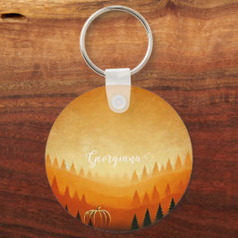 Chaveiro Colheita Automática de Pumpkin Personalizada