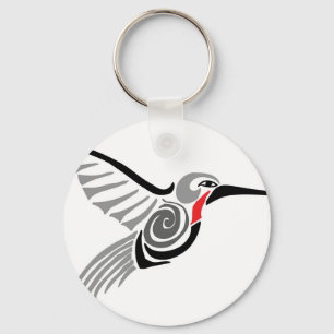 Chaveiro colibri vermelho das cinzas do garganta-ed