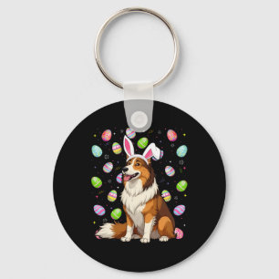 Chaveiro Collie Dog Easter Ovo Hunt Cony Ear Páscoa