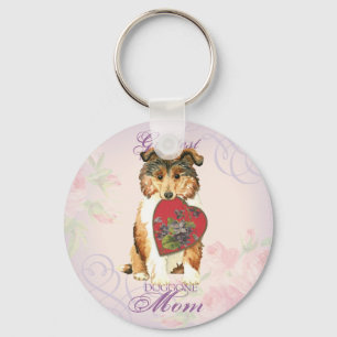 Chaveiro Collie Heart Mãe