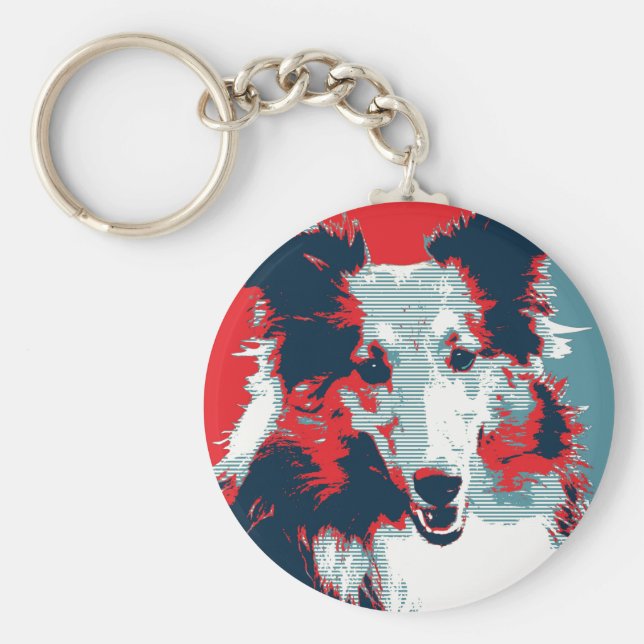 Chaveiro Collie Hope Parody Poster (Frente)