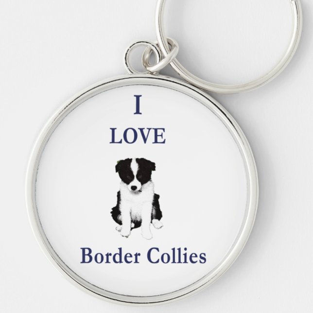 Chaveiro Collies de beira do amor (Frente)