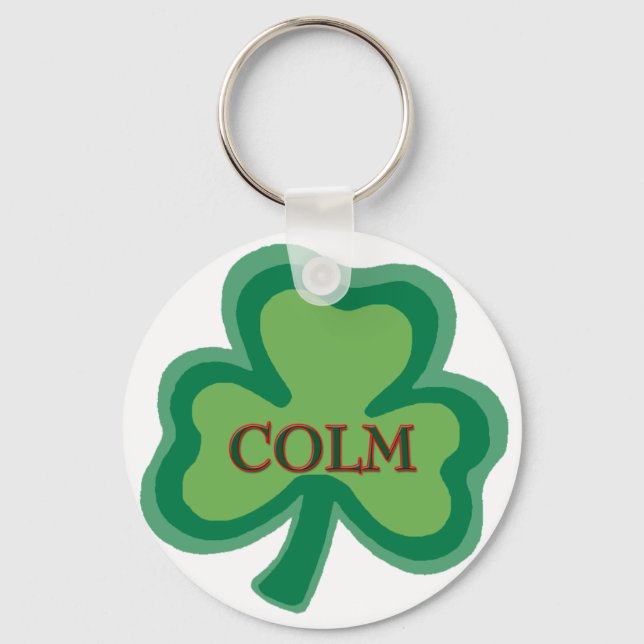Chaveiro Colm Irish Name (Frente)
