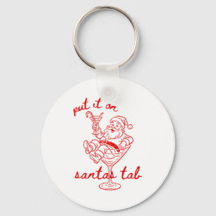 Chaveiro Coloque Na Conta Do Papai Noel Funny Natal Cauda D