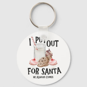 Chaveiro Coloque para o Papai Noel Ele Sempre Vem Natal Div